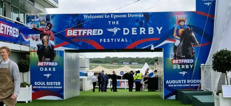 Epsom Downs on Derby Day