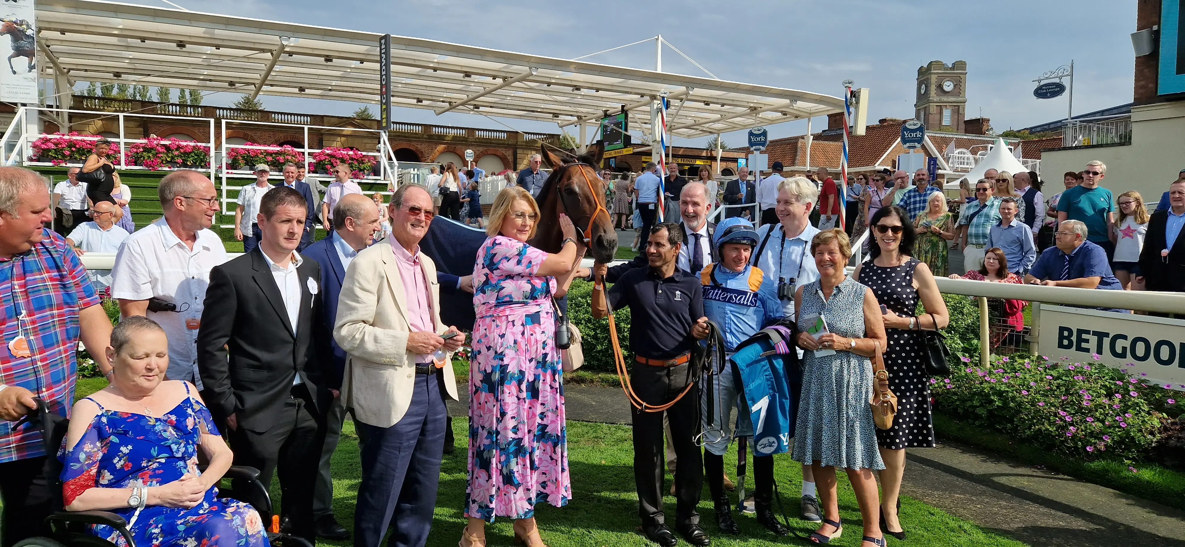 Syndicate Members With Our Winning Horse