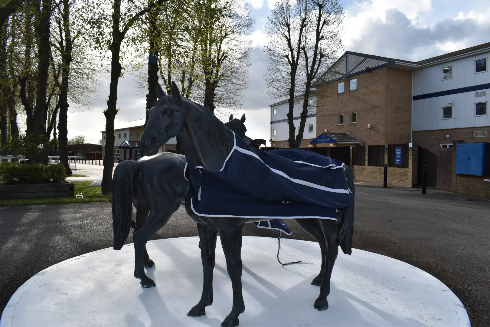 Horse Statues Windsor Racecourse